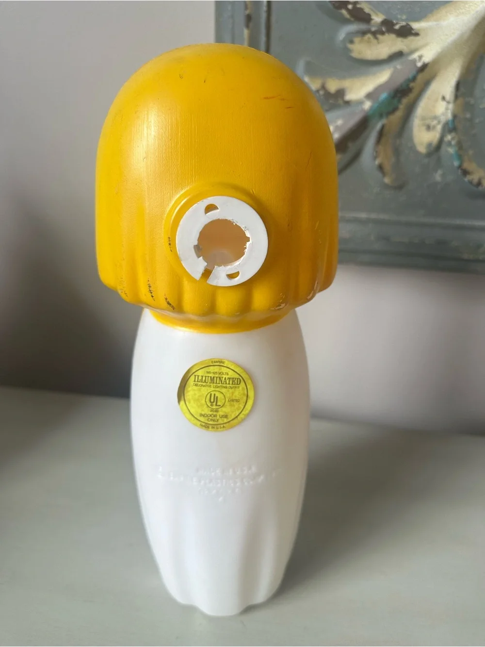 Vintage empire praying angel table top blow mold - Picture 3 of 7